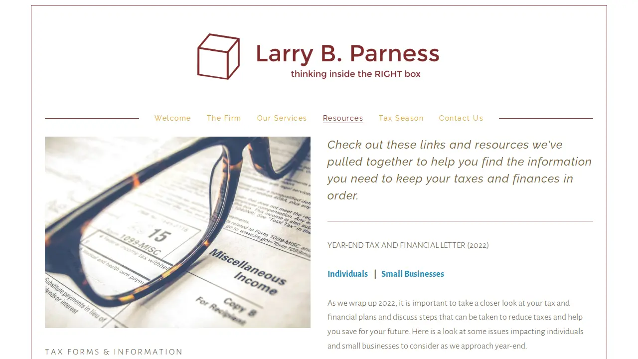 Parness Larry B CPA page