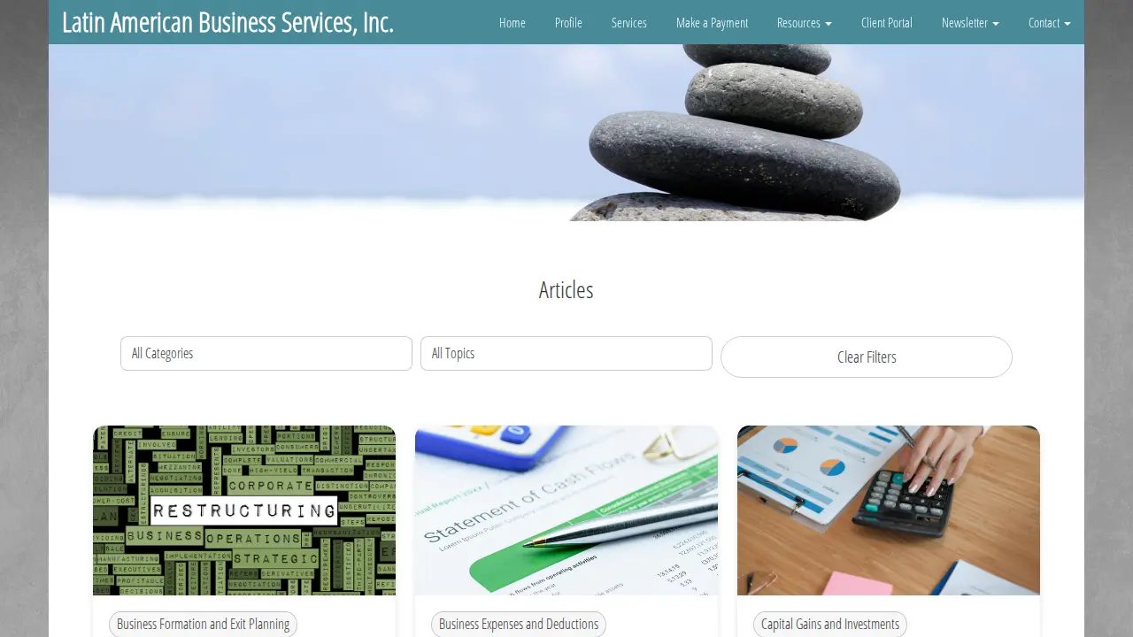 Latin & American Business Services, Inc. page