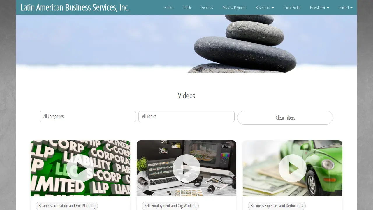 Latin & American Business Services, Inc. page