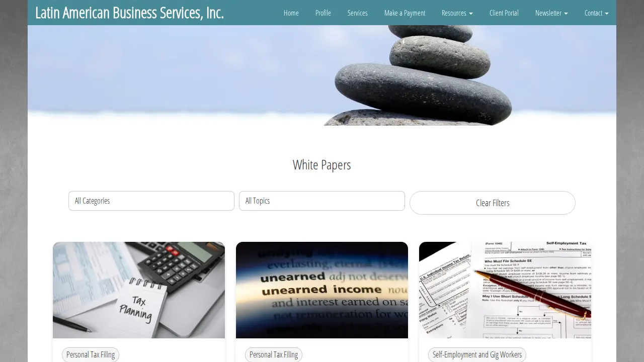 Latin & American Business Services, Inc. page