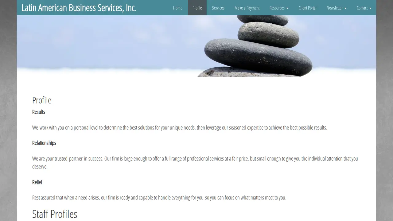Latin & American Business Services, Inc. page