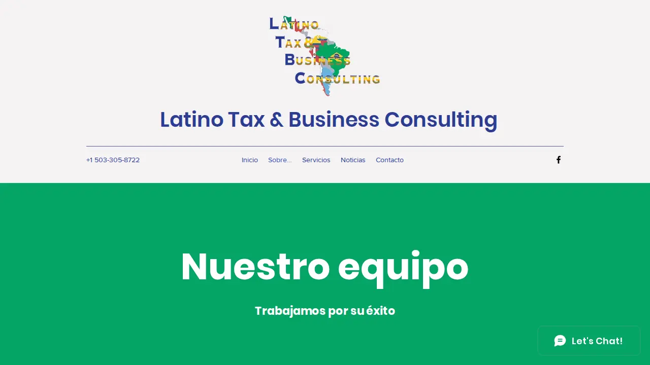 Latino Tax & Business Consulting page