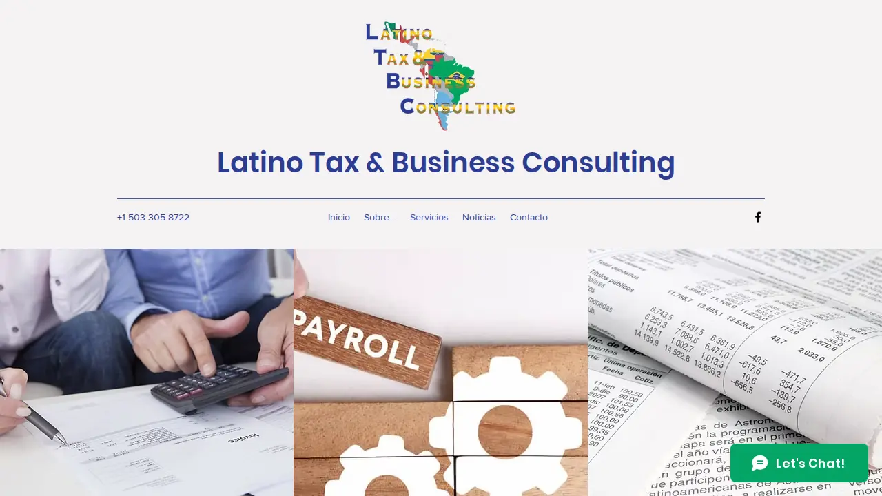 Latino Tax & Business Consulting page