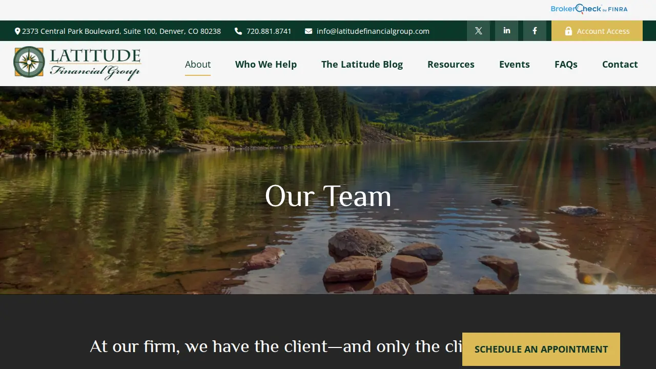 Latitude Financial Group page