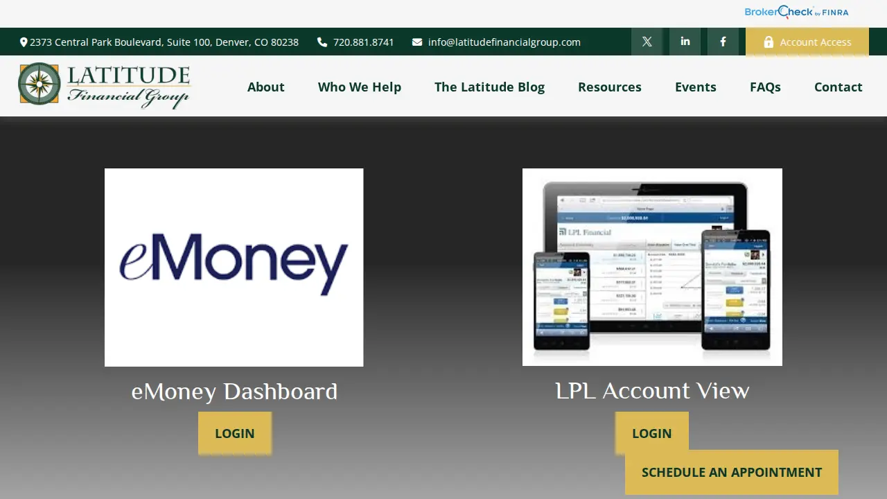 Latitude Financial Group page