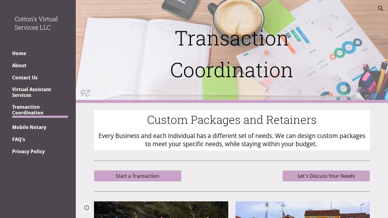 Cotton's Virtual Services LLC page