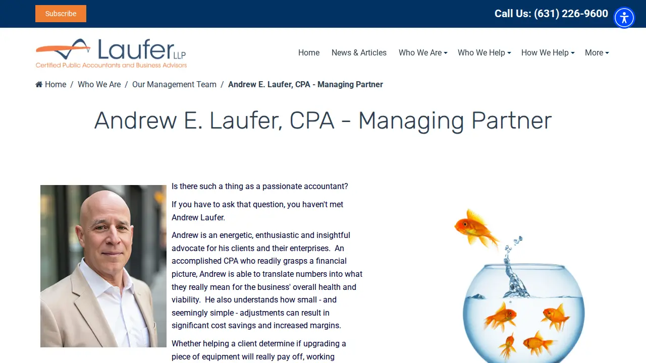 Laufer LLP page
