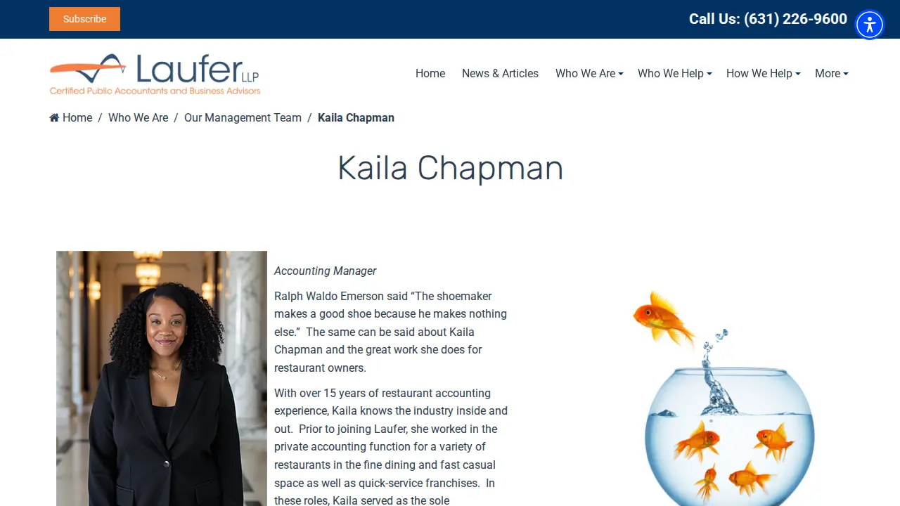 Laufer LLP page