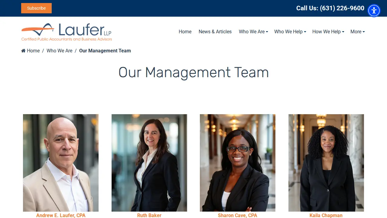Laufer LLP page