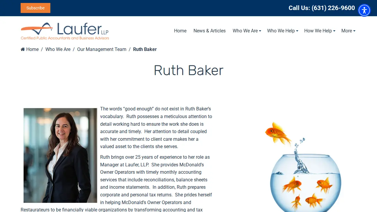 Laufer LLP page
