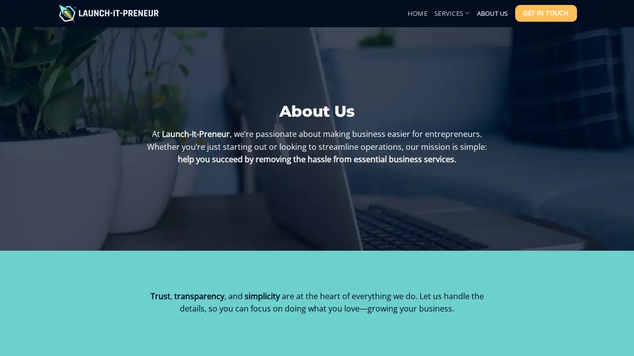 Launch-It-Preneur page