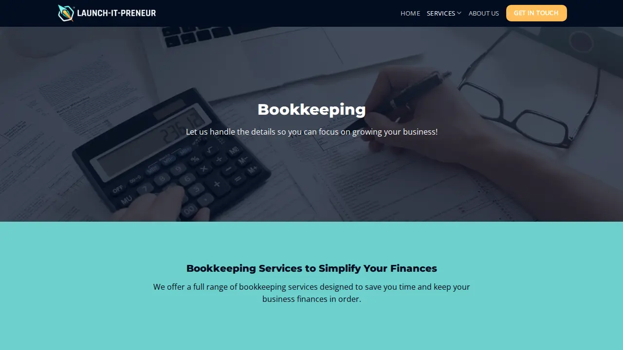 Launch-It-Preneur page
