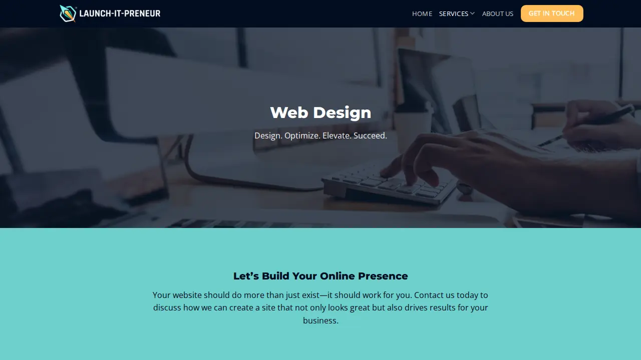 Launch-It-Preneur page