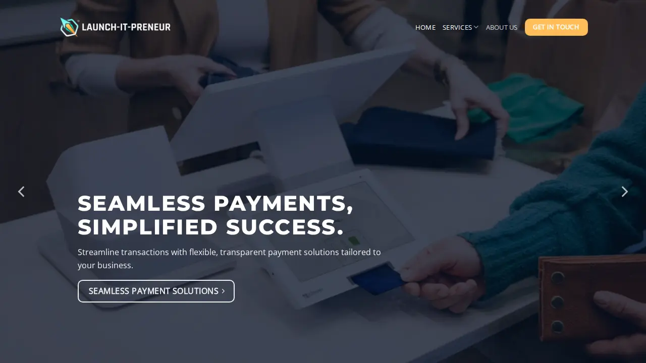 Launch-It-Preneur website