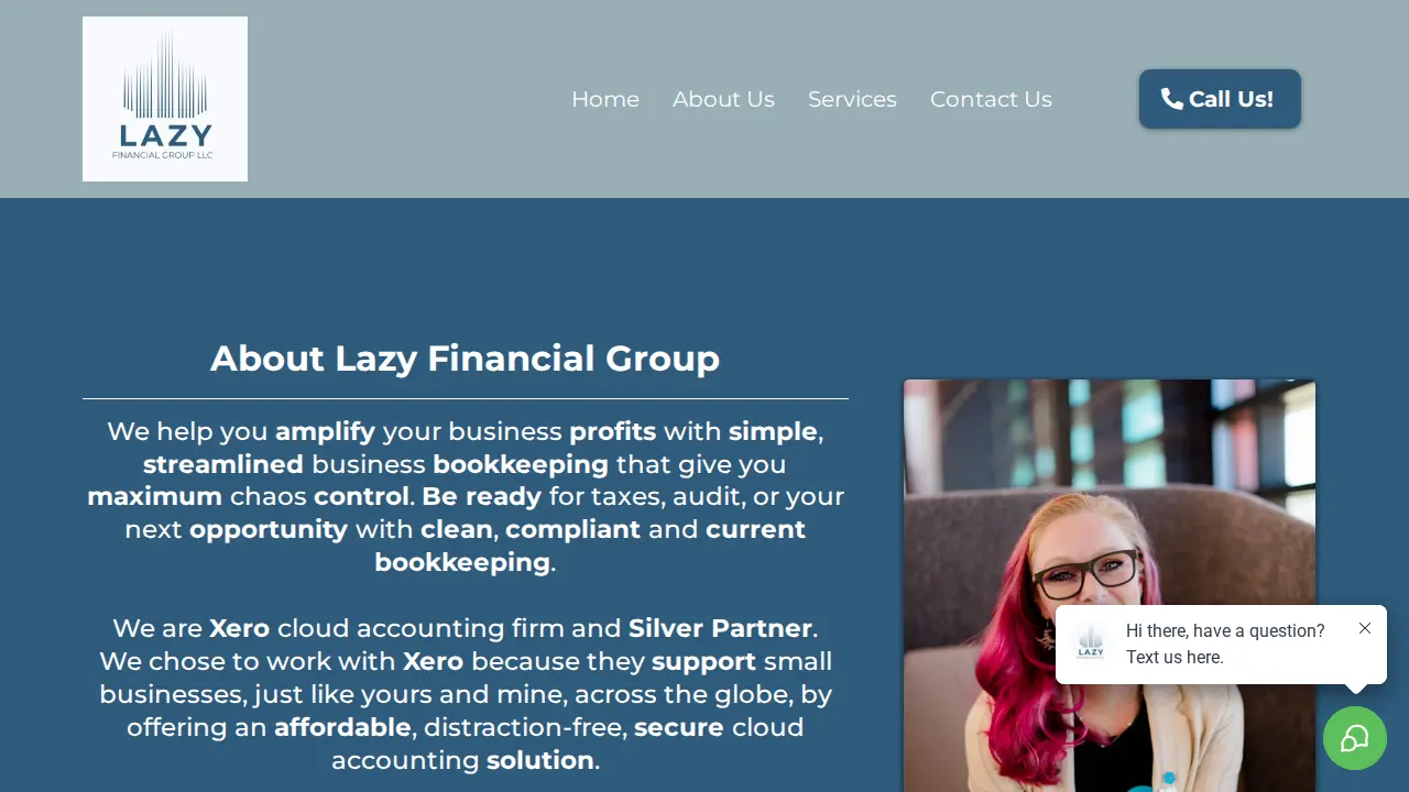 Lazy Financial Group LLC page
