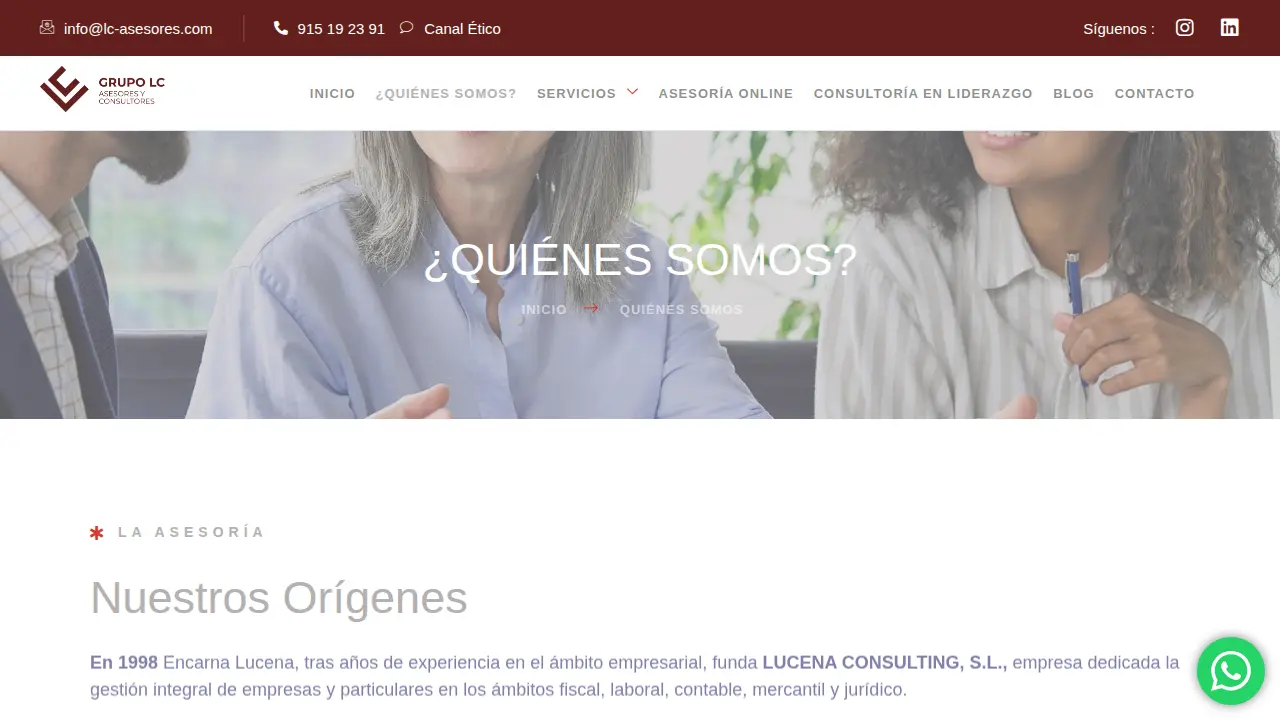 Grupo LC Asesores page