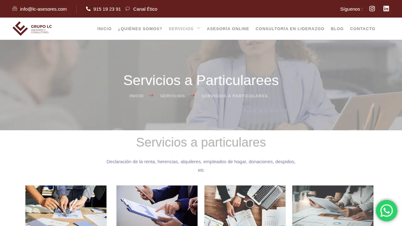 Grupo LC Asesores page