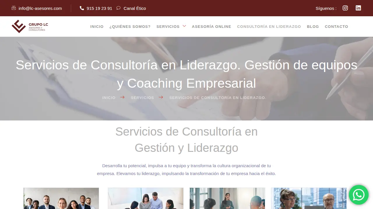 Grupo LC Asesores page