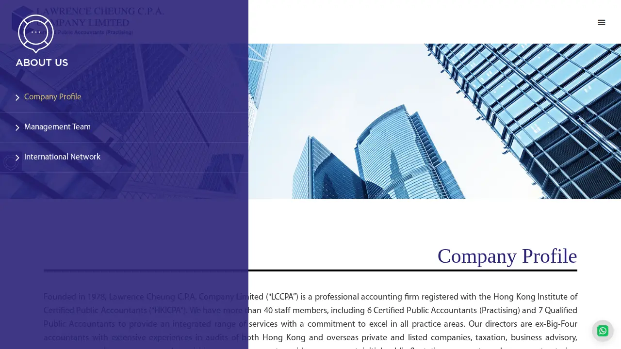 Lawrence Cheung CPA Co Ltd page