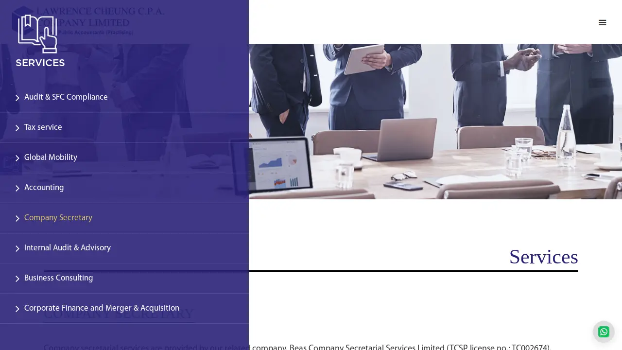 Lawrence Cheung CPA Co Ltd page