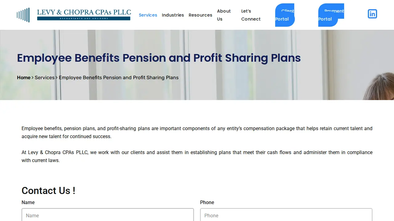 Levy & Chopra CPAs PLLC page