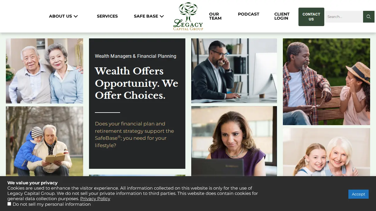 Legacy Capital Group California page