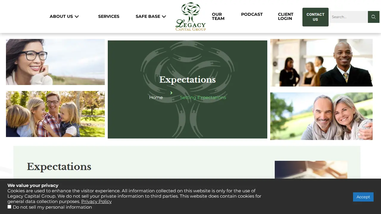 Legacy Capital Group California page