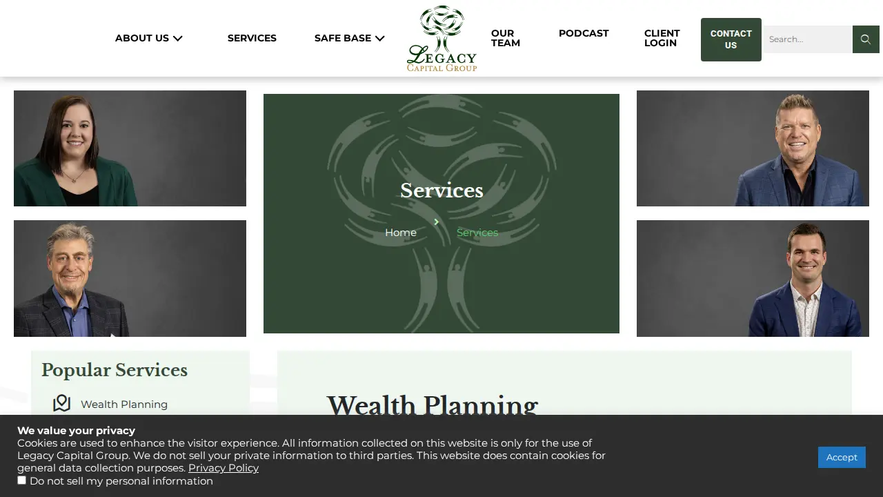 Legacy Capital Group California page