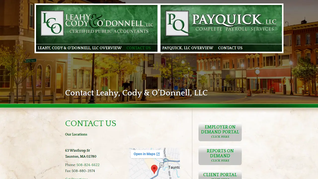 Pay Quick Inc page