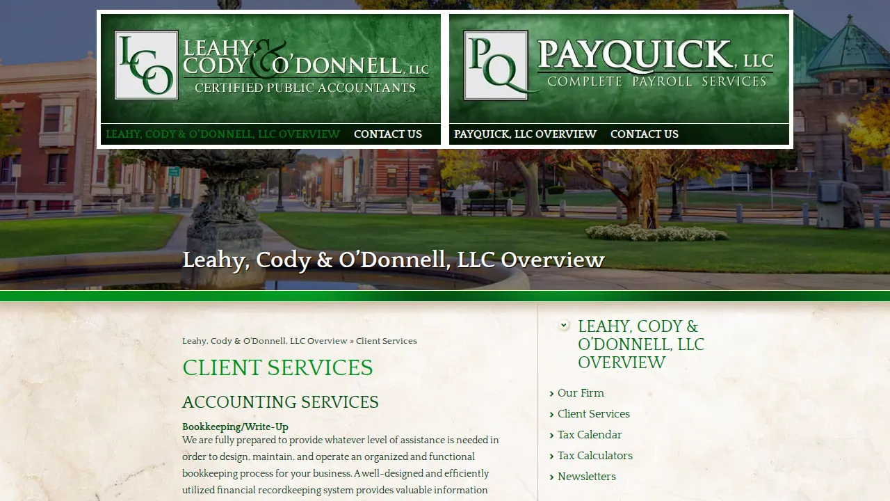 Pay Quick Inc page