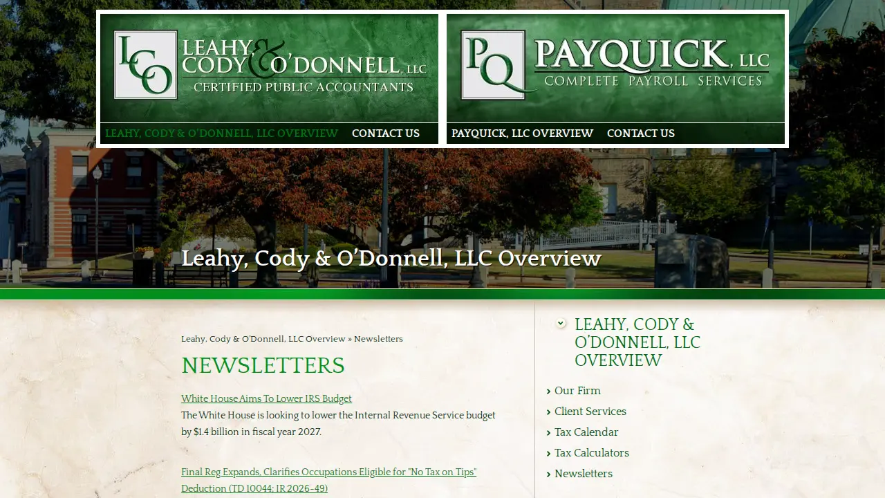Pay Quick Inc page