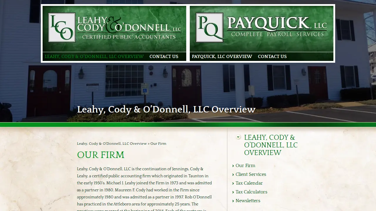 Pay Quick Inc page