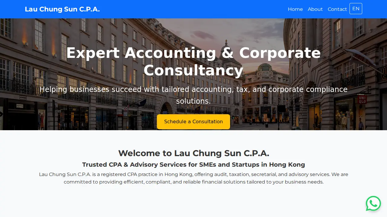 Lau Chung Sun CPA page