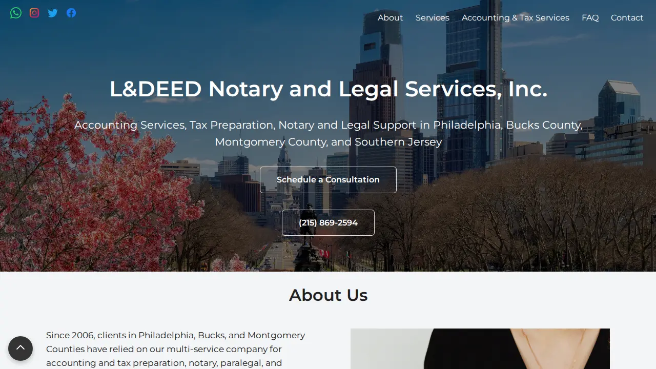 L&DEED NOTARY AND LEGAL SERVICES, INC
