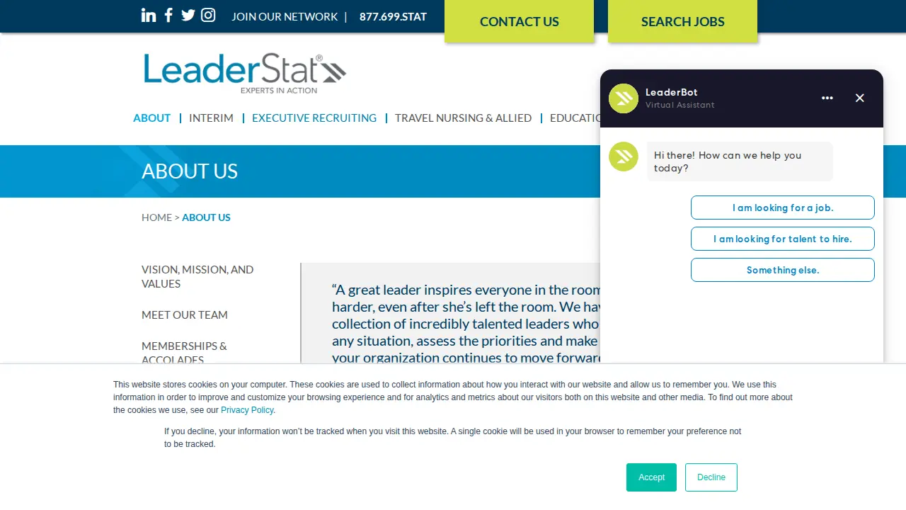 LeaderStat page
