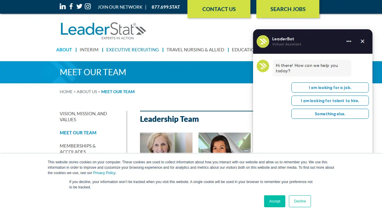 LeaderStat page