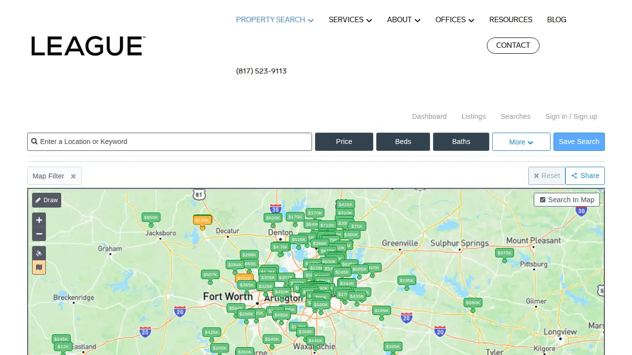 Robert Lambert - League Real Estate page