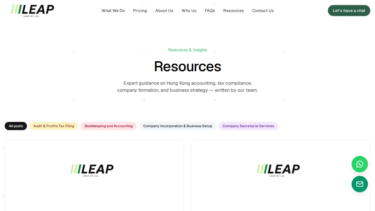 Leap by LLL page