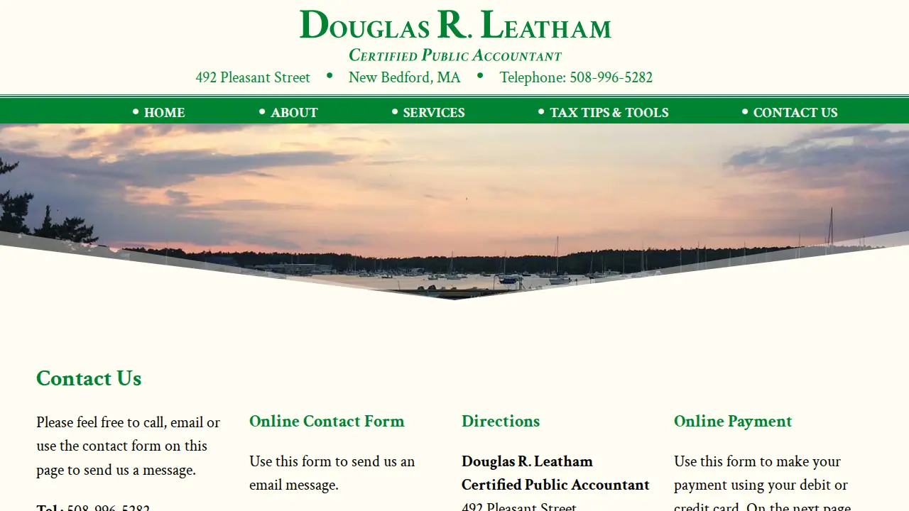 Douglas R. Leatham, CPA page