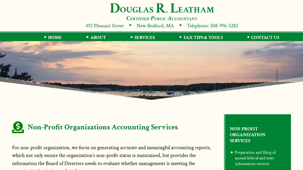 Douglas R. Leatham, CPA page