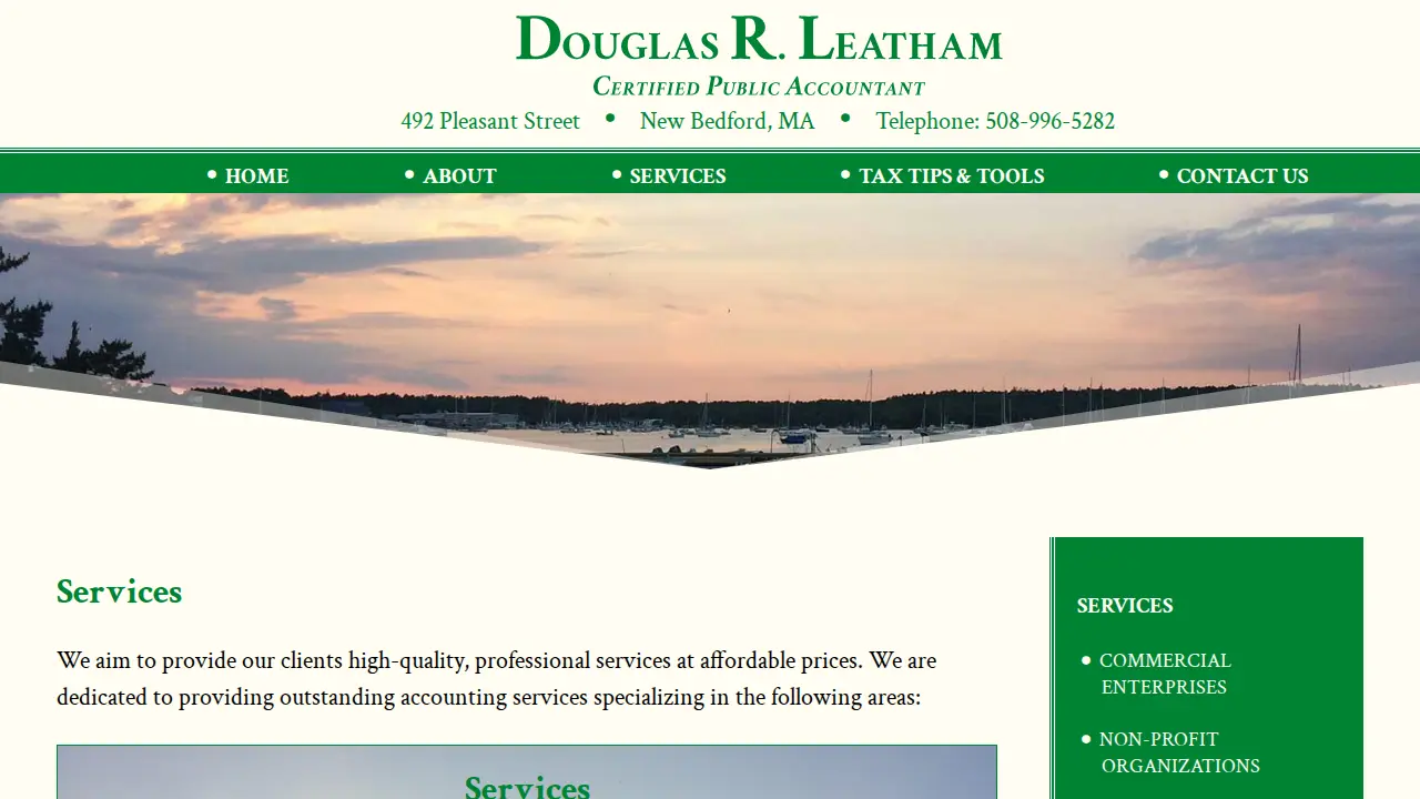 Douglas R. Leatham, CPA page