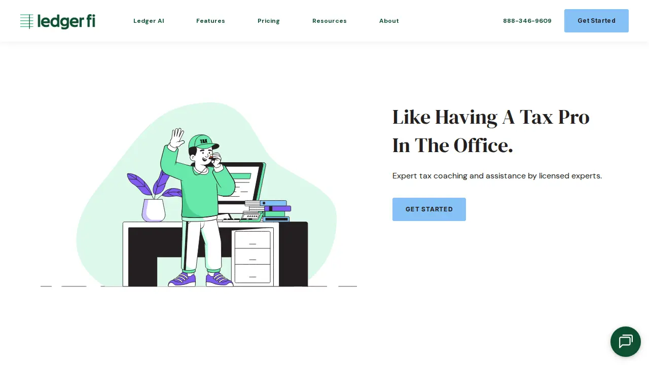 LedgerFi page