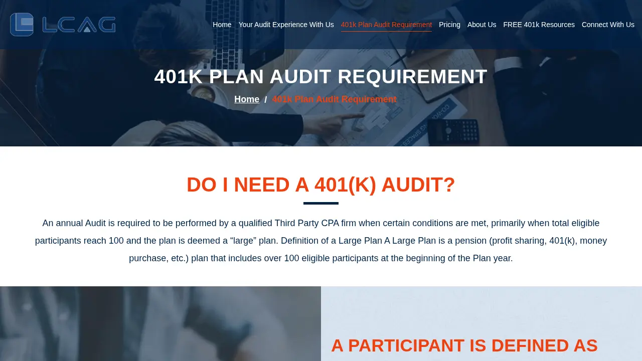 Lee CPA Audit Group page