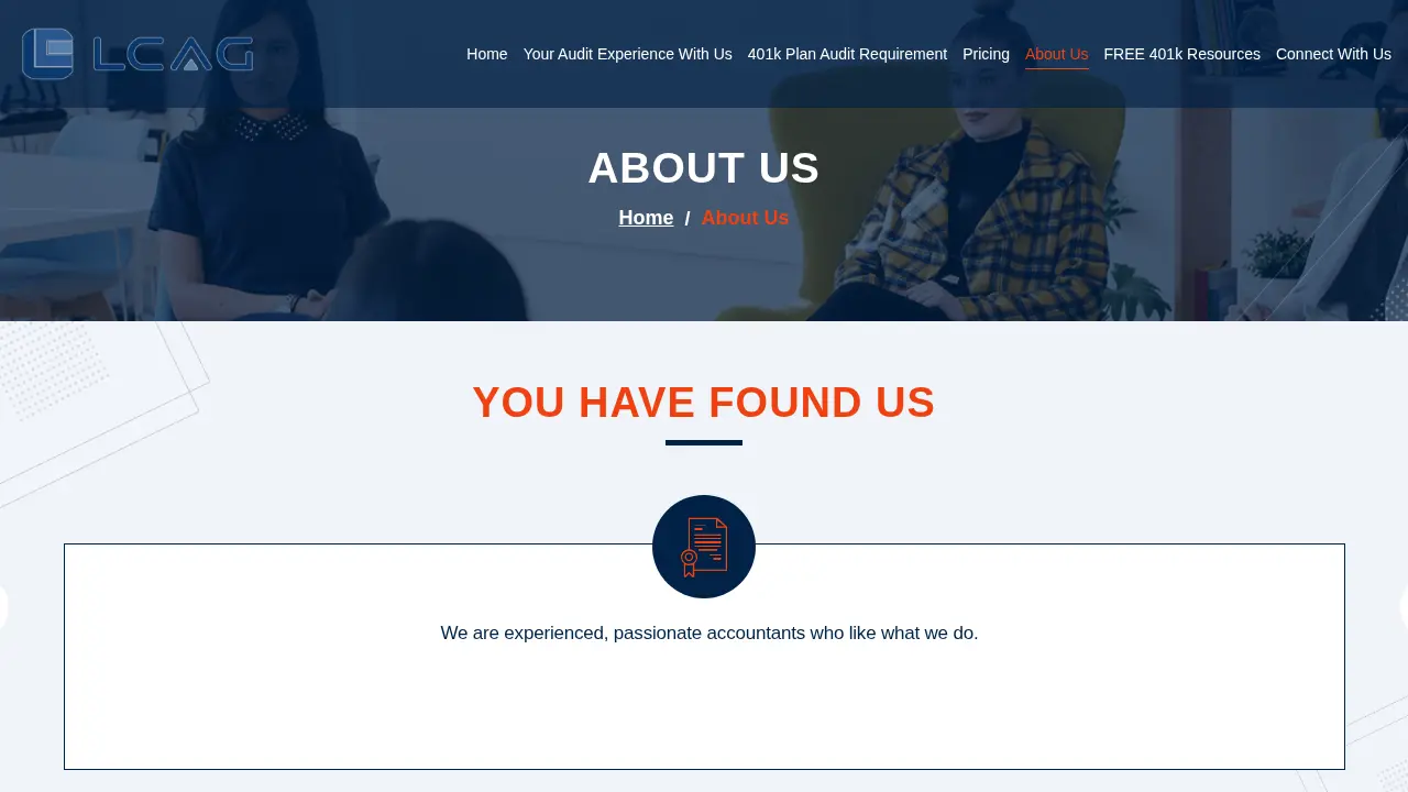 Lee CPA Audit Group page