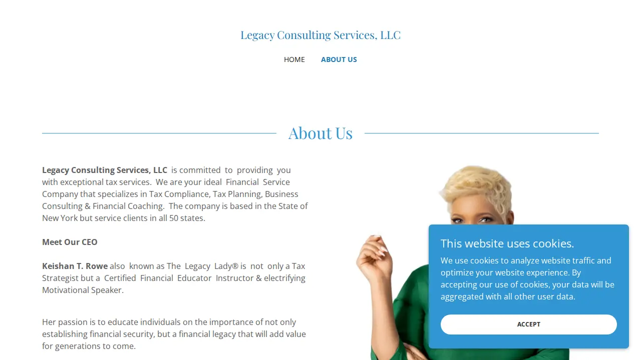 Legacy Consulting Services, LLC (Tax Firm) page