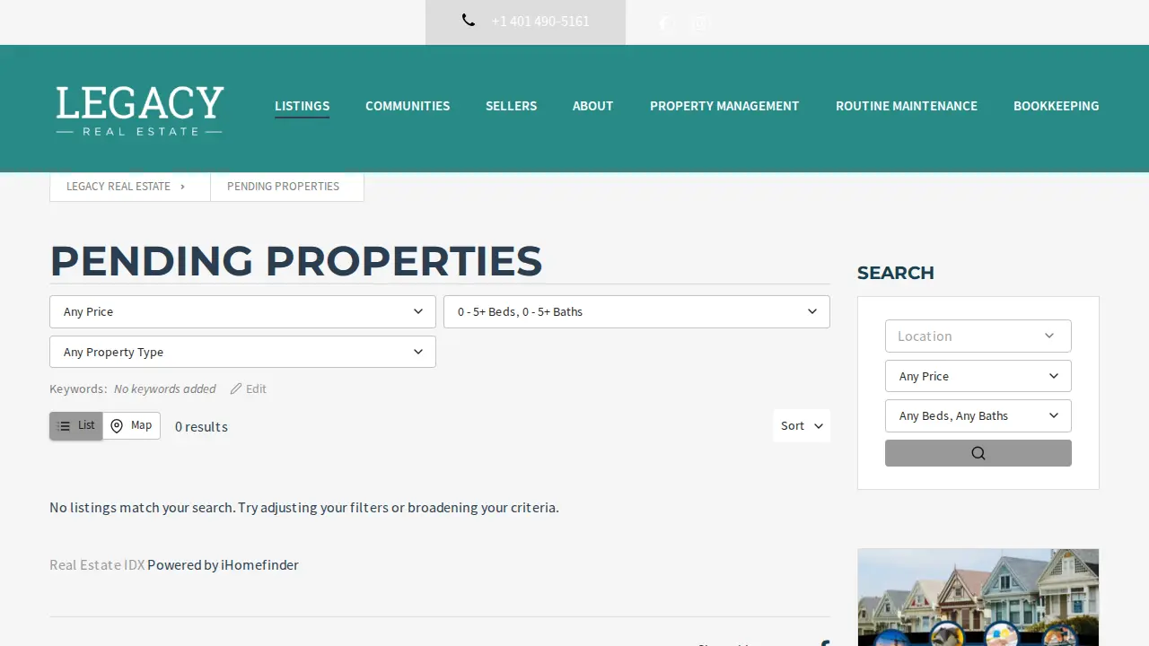 Legacy Bookeeping page