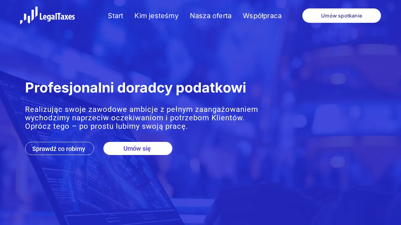 Legal Taxes | Doradztwo podatkowe page