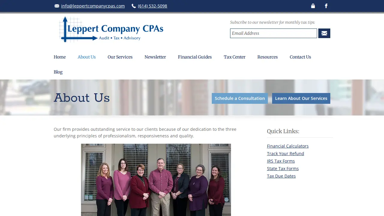 Leppert Company CPAs, LLC page