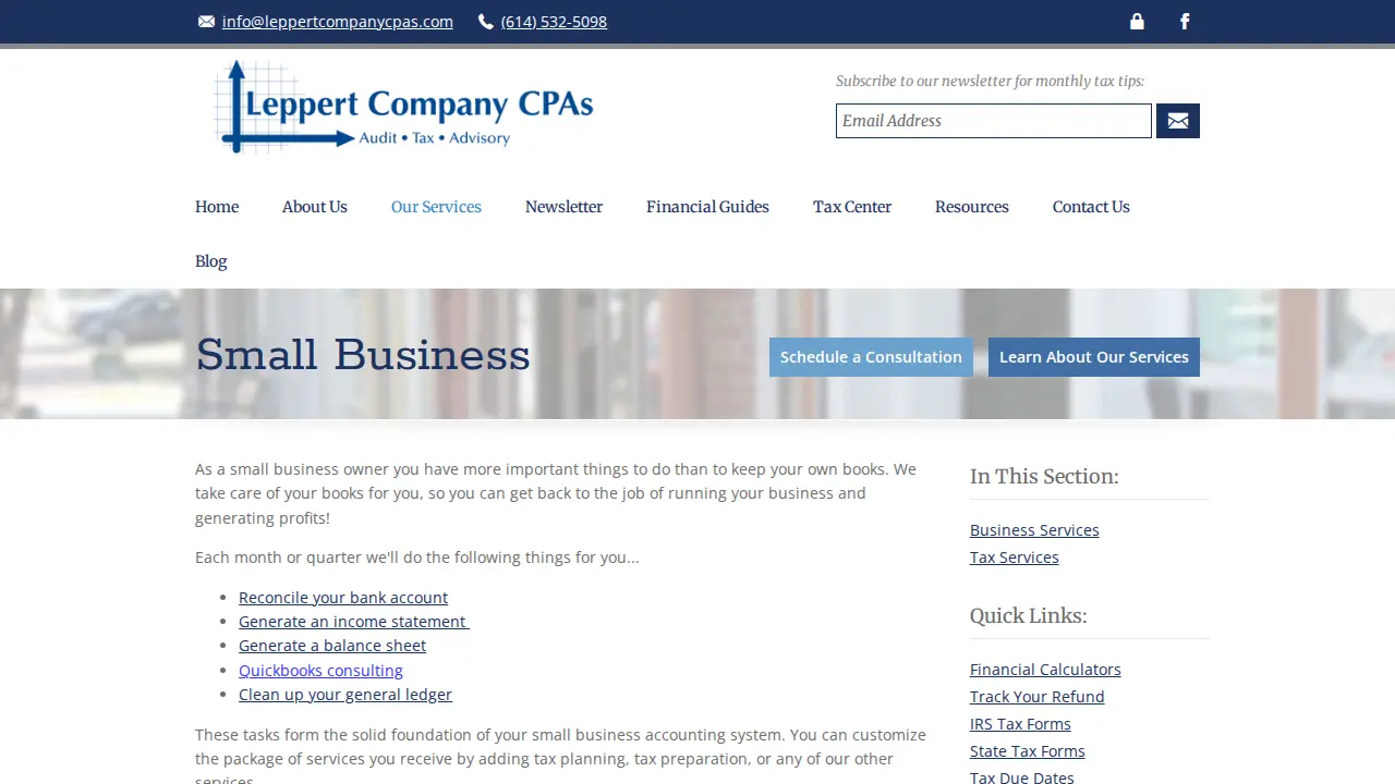 Leppert Company CPAs, LLC page