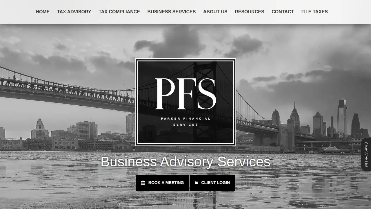 Parker Financial Services page